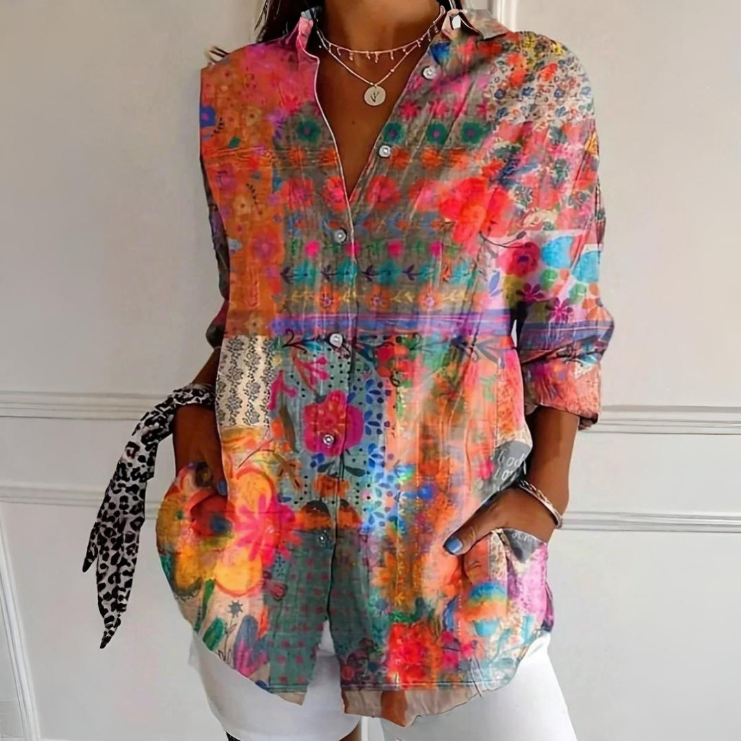 Matilda™ - Pattern Blouse With Tummy Coverage