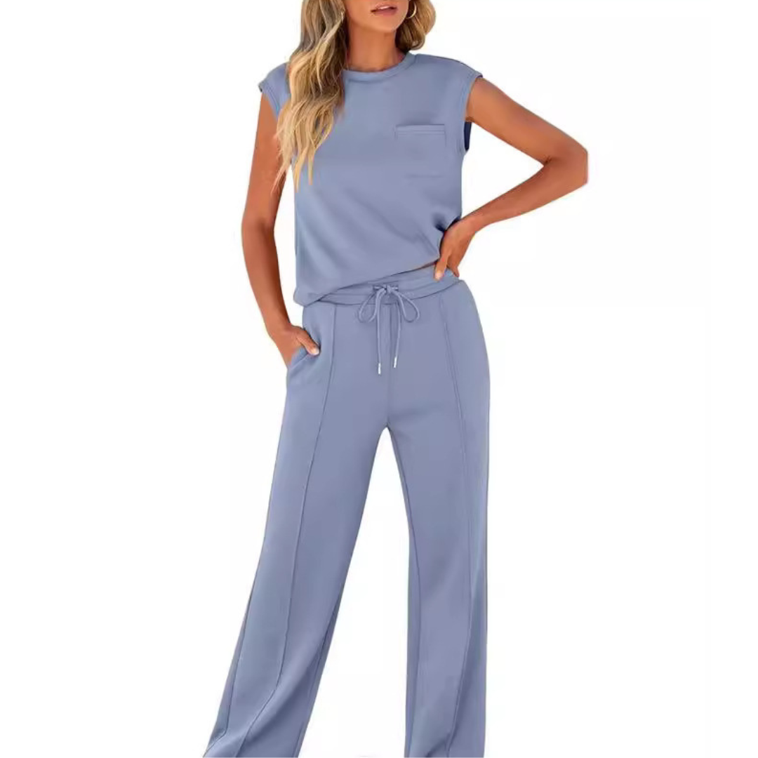 Kaiya™ – Casual Summer Soft Lounge Co-Ord
