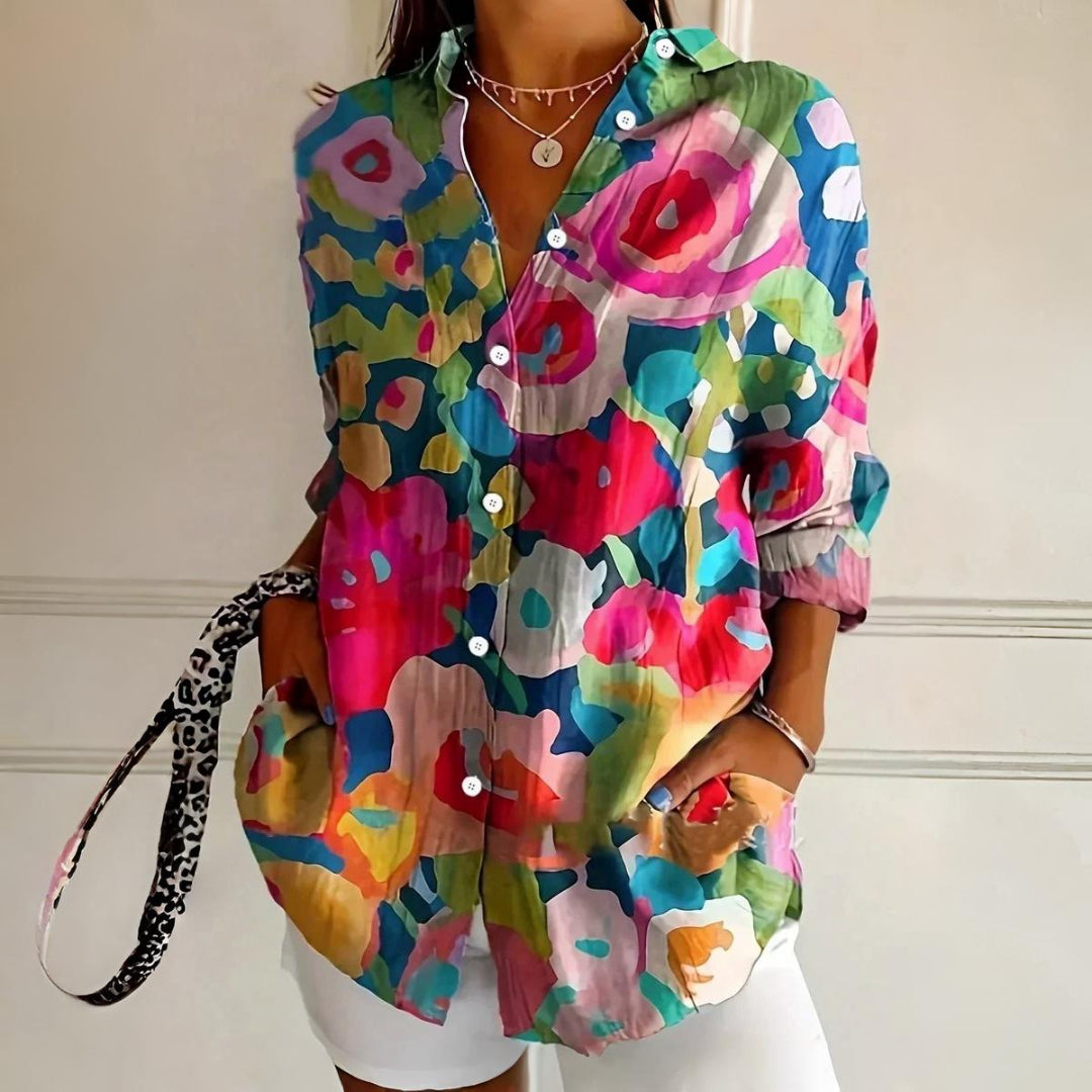 Matilda™ - Pattern Blouse With Tummy Coverage