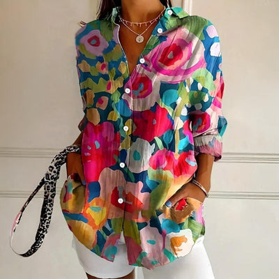 Matilda™ - Pattern Blouse With Tummy Coverage