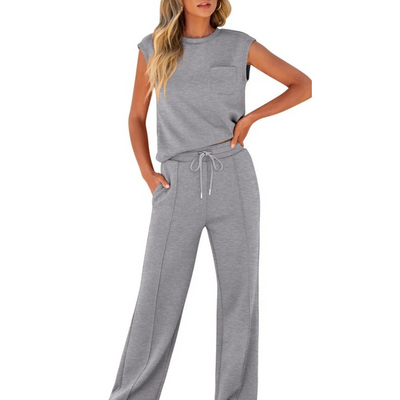 Kaiya™ – Casual Summer Soft Lounge Co-Ord