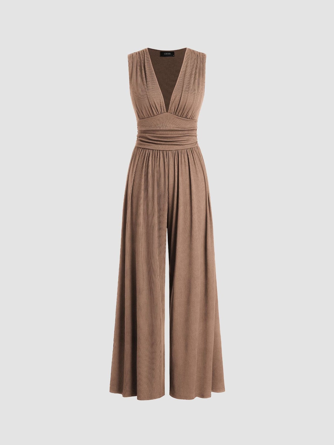 Charity™ – Chic Sleeveless Wide-Leg Jumpsuit