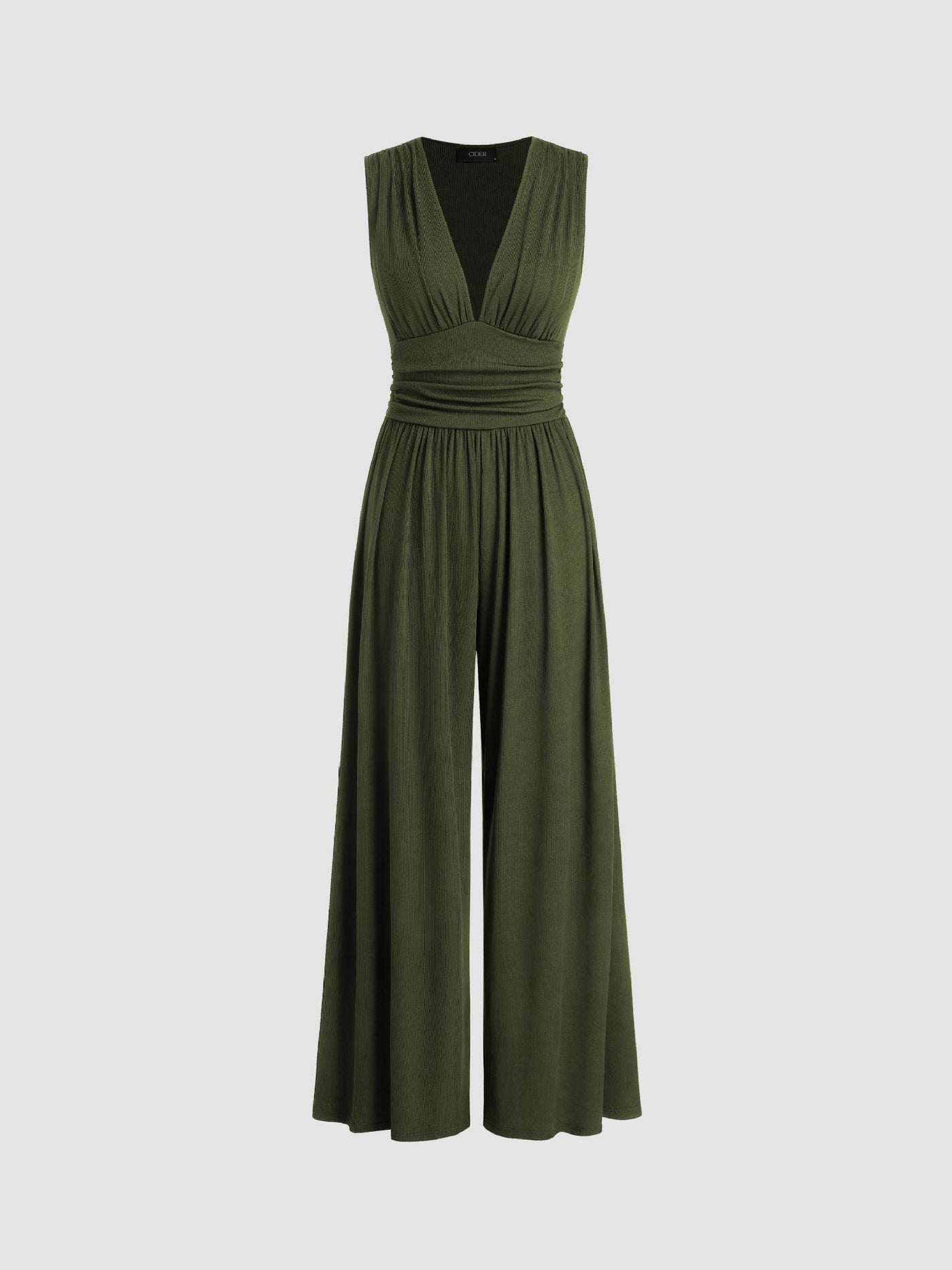 Charity™ – Chic Sleeveless Wide-Leg Jumpsuit