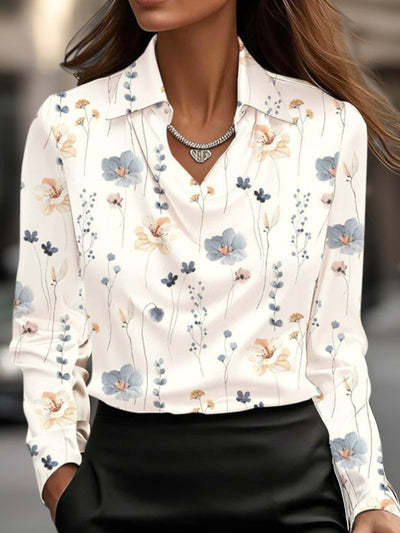 Rivelle™ – Blouse with Draped Collar